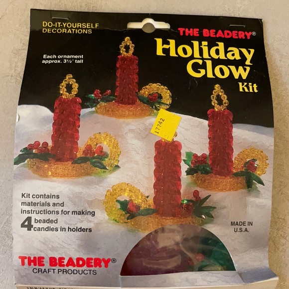 Vintage The Beadery Holiday Glow kit makes 4 - Picture 1 of 5
